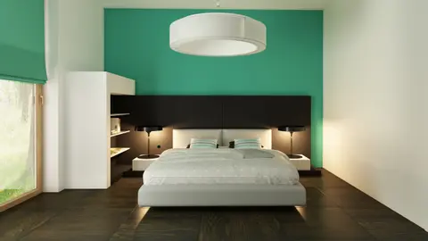 home project Z254 – interior arrangement, Mały dom parterowy także na wąską działkę z dużym pomieszczeniem gospodarczym.