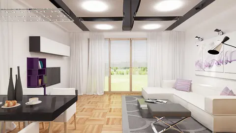 gotowy projekt domu Z255 – aranżacja wnętrz, Łączy w sobie prostotę, tradycyjną racjonalność i nowoczesny detal architektoniczny. 