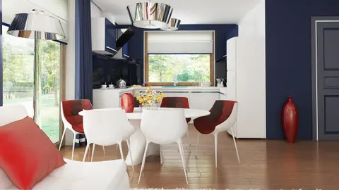 home project Z256 – interior arrangement, Mały, tani w wykonaniu, parterowy dom, z dwiema wygodnymi sypialniami. 