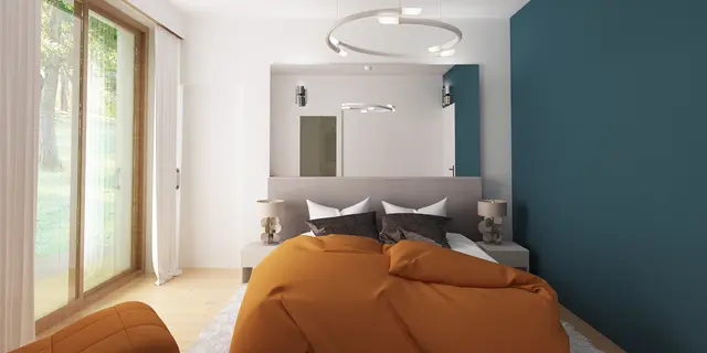 gotowy projekt domu Z386 – aranżacja wnętrz, Podłużna bryła z nowoczesnymi elementami oraz niewielkim poddaszem.