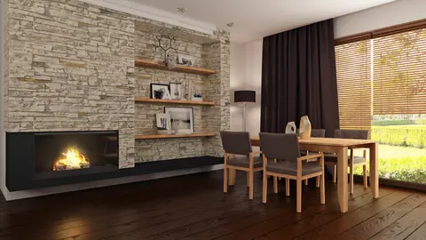 gotowy projekt domu Z261 – aranżacja wnętrz, Wygodny dom parterowy z dużą kotłownią oraz opcją adaptacji poddasza na użytkowe.