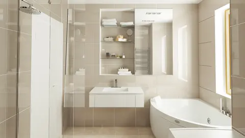 home project Z262 – interior arrangement, Prosty i tani w budowie dom parterowy z dachem dwuspadowym o małej powierzchni.
