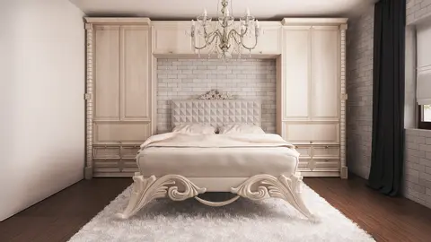 home project Z23 – interior arrangement, Tani i prosty w budowie dom parterowy o dworkowym charakterze