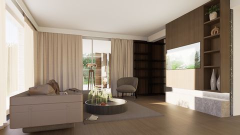 gotowy projekt domu Zx154 – aranżacja wnętrz, Nowoczesny dom o powierzchni ponad 200m2 z zielonymi elewacjami.