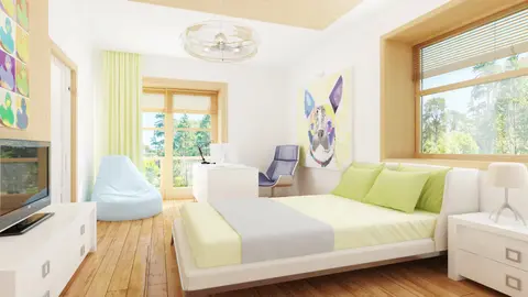 gotowy projekt domu Zx12 – aranżacja wnętrz, Tradycyjna bryła we współczesnej oprawie z dobudowanym garażem.