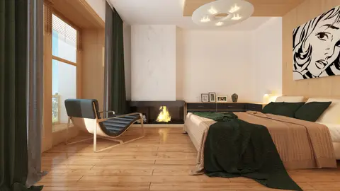 home project Zx12 – interior arrangement, Tradycyjna bryła we współczesnej oprawie z dobudowanym garażem.