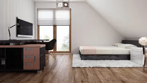 home project Z223 D – interior arrangement, Wersja drewniana szkieletowa