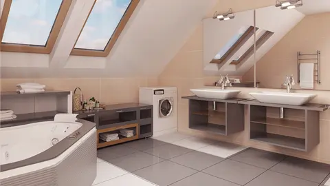 home project Z223 D – interior arrangement, Wersja drewniana szkieletowa