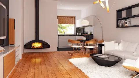 home project Z7 HB – interior arrangement, w technologii H-Block firmy Solcraft