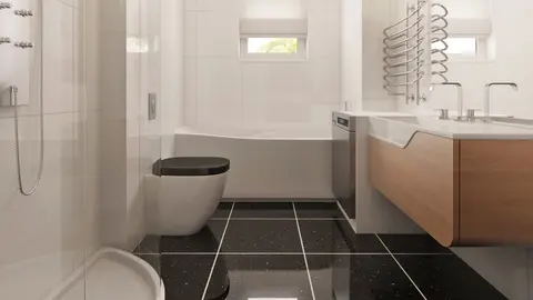 home project Z7 P 35 HB – interior arrangement, dom z poddaszem użytkowym w technologii H-Block firmy Solcraft