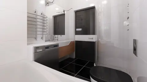 home project Z7 P 35 HB – interior arrangement, dom z poddaszem użytkowym w technologii H-Block firmy Solcraft