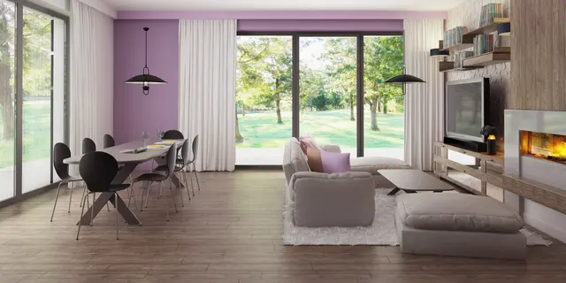 gotowy projekt domu Z446 – aranżacja wnętrz, Dom z 3 pokojami, przestronnym salonem, kuchnią ze spiżarką oraz dużą garderobą