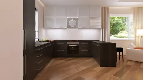 home project Z35 A bG – interior arrangement, wersja projektu bez garażu
