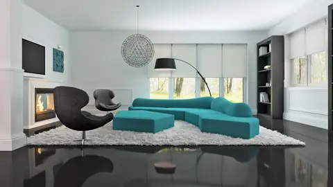 home project Z26 – interior arrangement, Parterowy dom z garażem na dwa samochody, z wjazdem od frontu.