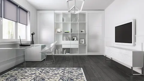 home project Z26 – interior arrangement, Parterowy dom z garażem na dwa samochody, z wjazdem od frontu.