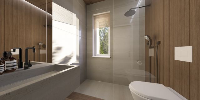 gotowy projekt domu Z451 – aranżacja wnętrz, Prosty, mały dom o powierzchni 51 m2 z dachem 2-spadowym, 2 pokojami i salonem