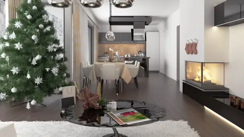 gotowy projekt domu Zx255 – aranżacja wnętrz, Nowoczesny dom piętrowy z dużymi przeszkleniami i garażem dwustanowiskowym.