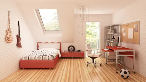 gotowy projekt domu Zx44 – aranżacja wnętrz, Dom z dwuspadowym dachem, garażem w bryle oraz modernistycznym detalem lukarny.