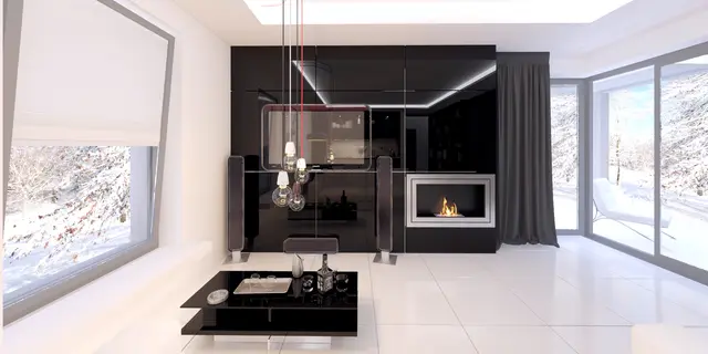 gotowy projekt domu Zx256 – aranżacja wnętrz, Nowoczesny, niewielki, parterowy dom z dużym tarasem.