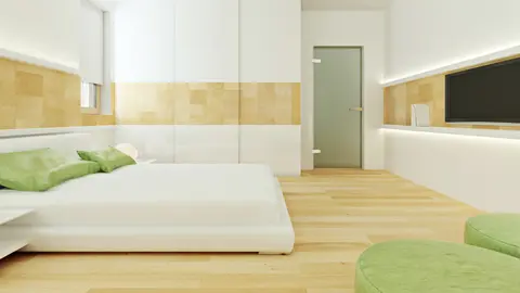 home project Zx47 – interior arrangement, Projekt domu - willi z piętrem także na miejską działkę, z garażem i dużym p.g.