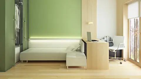 home project Zx47 – interior arrangement, Projekt domu - willi z piętrem także na miejską działkę, z garażem i dużym p.g.