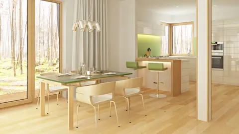 home project Zx47 – interior arrangement, Projekt domu - willi z piętrem także na miejską działkę, z garażem i dużym p.g.