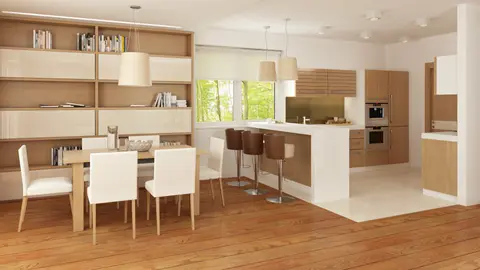 gotowy projekt domu Zx48 – aranżacja wnętrz, Projekt domu nowoczesnego, z apartamentem na parterze oraz garażem na 2 auta.