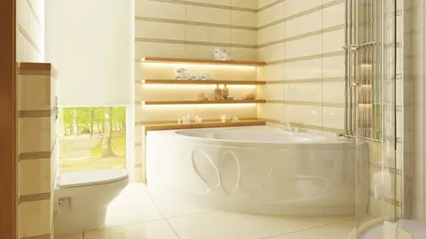 gotowy projekt domu Zx48 – aranżacja wnętrz, Projekt domu nowoczesnego, z apartamentem na parterze oraz garażem na 2 auta.