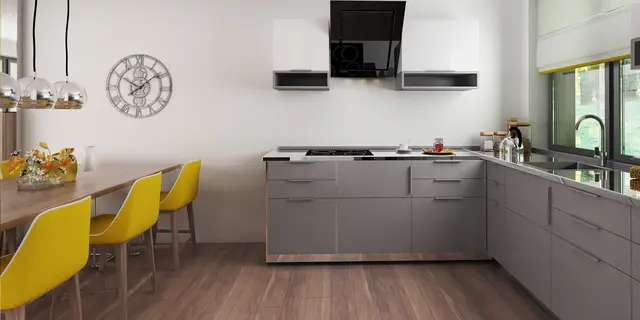 gotowy projekt domu Z459 – aranżacja wnętrz, Dom o powierzchni 126 m2 z dachem dwuspadowym, 4 pokojami oraz dużym salonem