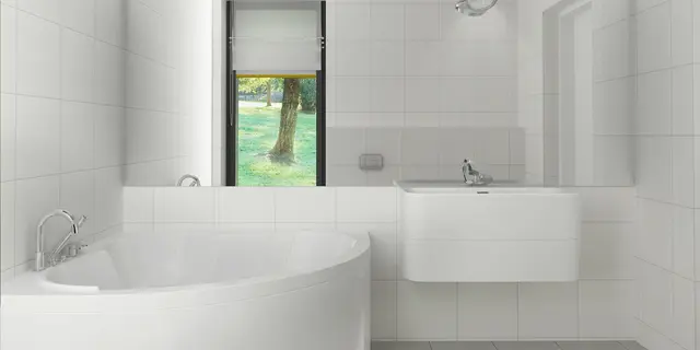 gotowy projekt domu Z459 – aranżacja wnętrz, Dom o powierzchni 126 m2 z dachem dwuspadowym, 4 pokojami oraz dużym salonem