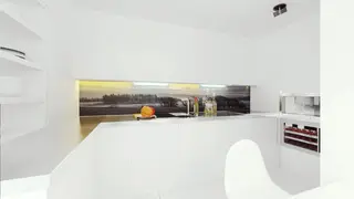 home project Zx55 – interior arrangement, Współczesny dom piętrowy z funkcjonalnym wnętrzem i przestronnym tarasem.