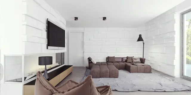 gotowy projekt domu Zx55 – aranżacja wnętrz, Współczesny dom piętrowy z funkcjonalnym wnętrzem i przestronnym tarasem.