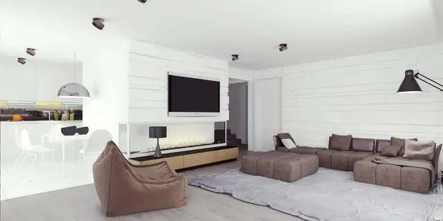 gotowy projekt domu Zx55 – aranżacja wnętrz, Współczesny dom piętrowy z funkcjonalnym wnętrzem i przestronnym tarasem.