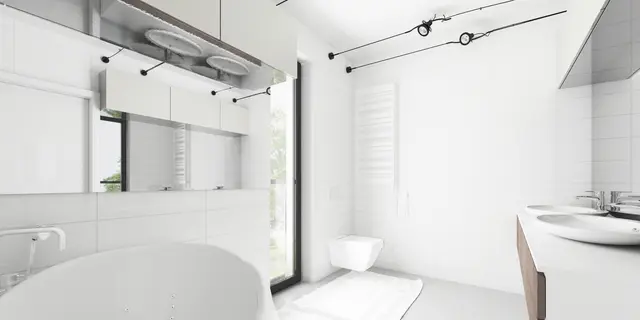 gotowy projekt domu Zx55 – aranżacja wnętrz, Współczesny dom piętrowy z funkcjonalnym wnętrzem i przestronnym tarasem.