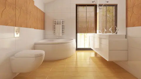 home project Zx60 – interior arrangement, Oryginalny design, podłużny rzut z bocznym wejściem, taras nad garażem.