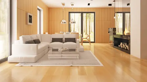 home project Zx60 – interior arrangement, Oryginalny design, podłużny rzut z bocznym wejściem, taras nad garażem.