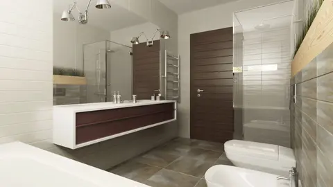 home project Zx101 – interior arrangement, Komfortowy dom parterowy o nowoczesnym wyglądzie z linii modern.