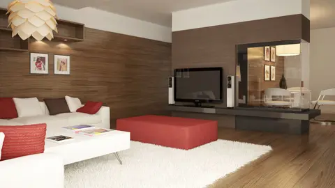 home project Zx101 – interior arrangement, Komfortowy dom parterowy o nowoczesnym wyglądzie z linii modern.