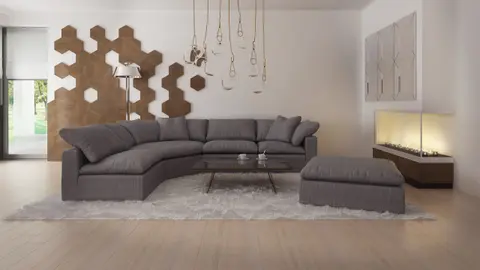 home project Zx104 – interior arrangement, Parterowy dom w stylu nowoczesnym z garażem, jasnym salonem i 3 pokojami