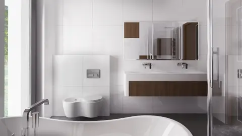 home project Zx104 – interior arrangement, Parterowy dom w stylu nowoczesnym z garażem, jasnym salonem i 3 pokojami