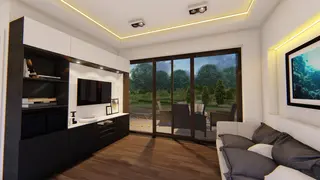 home project Zx207 – interior arrangement, Wyjątkowy, mały dom z dużymi możliwościami
