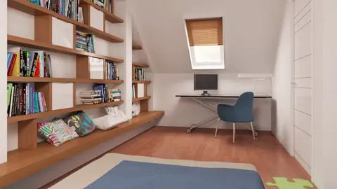 gotowy projekt domu Z32 – aranżacja wnętrz, Mały dom, tani i łatwy w budowie, idealny także na małą działkę
