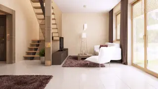 gotowy projekt domu Z1 D bl – aranżacja wnętrz, Projekt w technologii drewnianej, bez lukarny