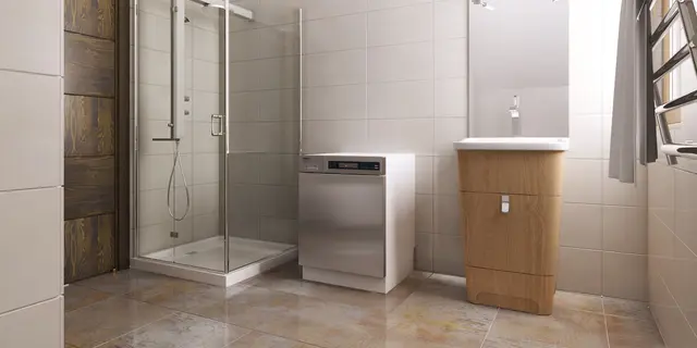 gotowy projekt domu Z1 GL s2 – aranżacja wnętrz, garaz po lewej z dachem dwuspadowym