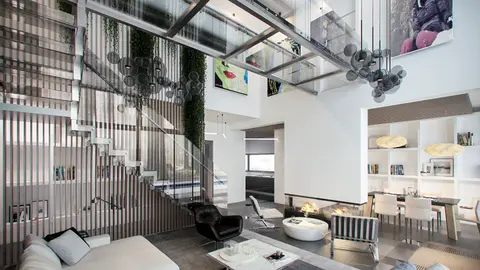 home project Zx85 – interior arrangement, 