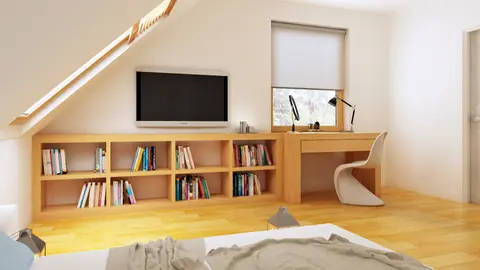 gotowy projekt domu Z34 – aranżacja wnętrz, Projekt domu na małą działkę, tani w budowie, ekonomiczny w użytkowaniu.