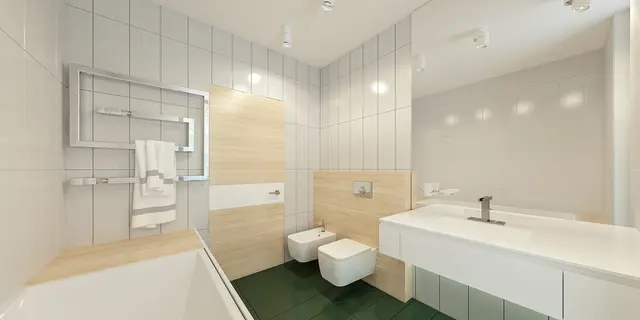 gotowy projekt domu Z475 – aranżacja wnętrz, Parterowy dom z dachem 2-spadowym, 3 sypialniami oraz dużym zadaszonym tarasem.