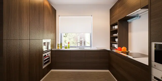 gotowy projekt domu Z423 – aranżacja wnętrz, Parterowy dom z garażem 2-stanowiskowym i 3 sypialniami.