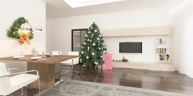 gotowy projekt domu Z429 – aranżacja wnętrz, Dom parterowy z garażem 1-stanowiskowym, dachem kopertowym i dwoma sypialniami.