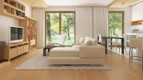 home project Z38 – interior arrangement, Podłużny dom z podwyższoną ścianką kolankową , sprawdzi się na wąskiej działce.